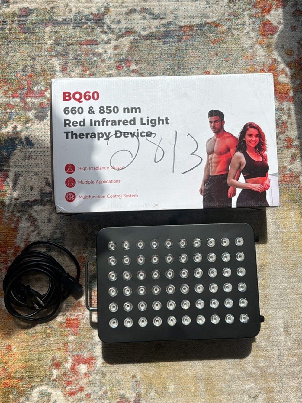 Red Infrared Light Therapy Panel - Black